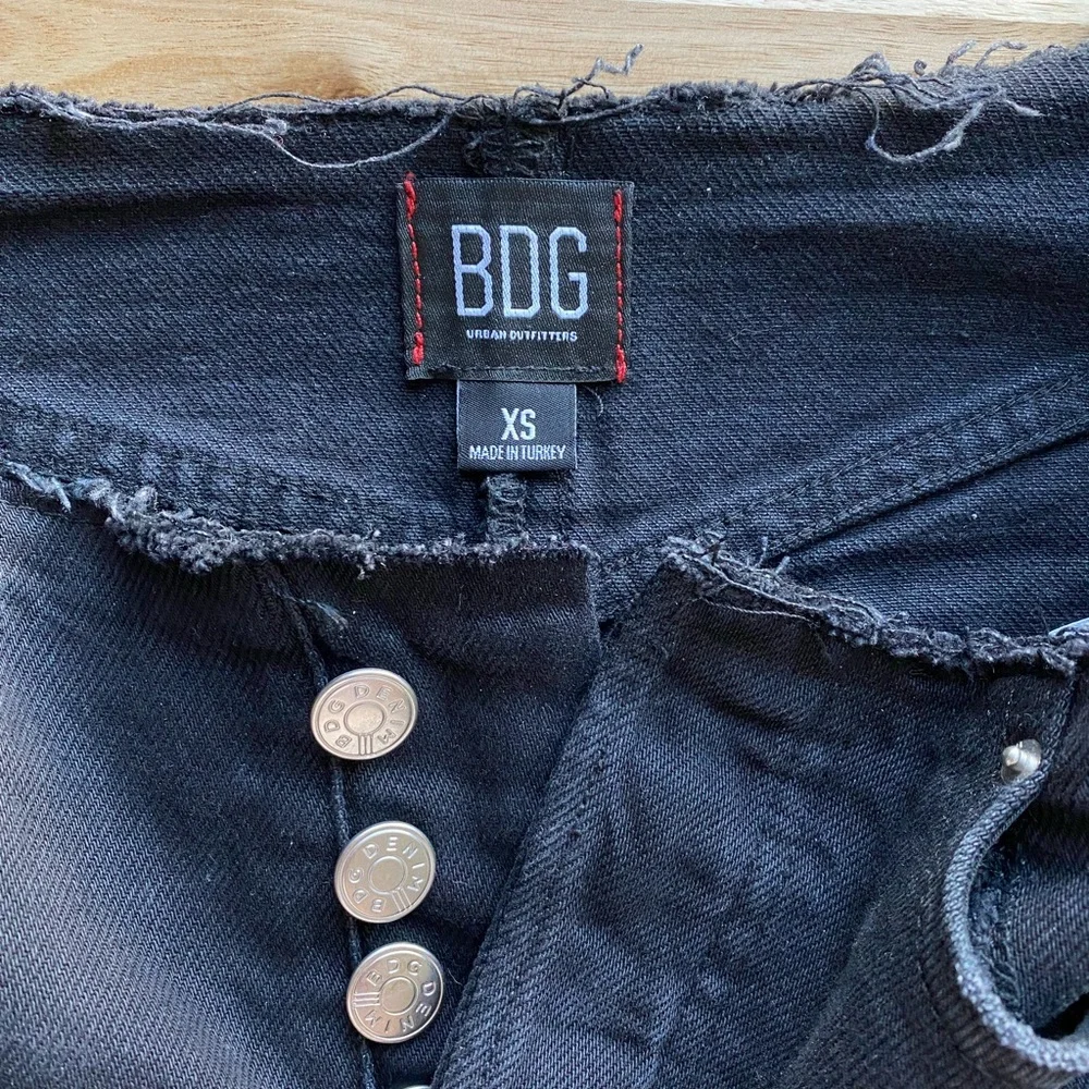 UO BDG Black Denim Mini Skirt Size XS